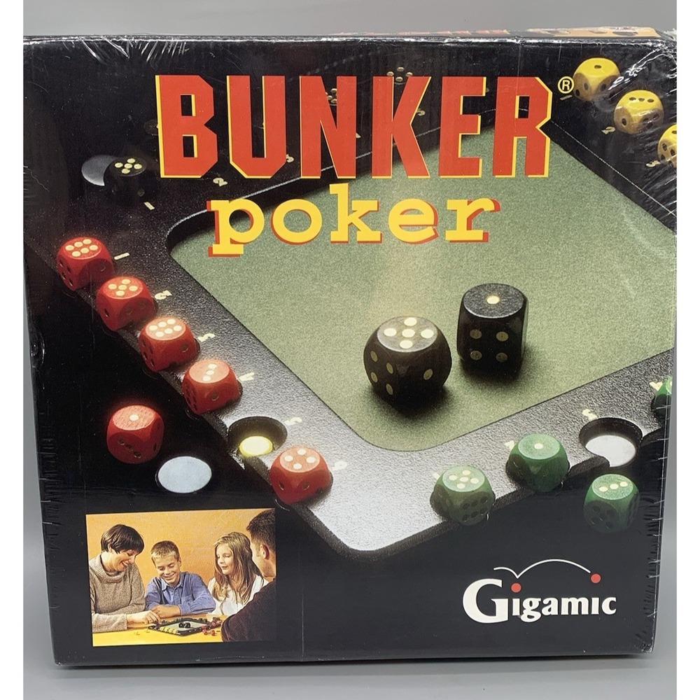 Bunker Poker By Gigamic 1999 NOS France SEALED
